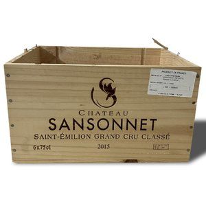 Original wine crate, wood crate, wooden wine crate